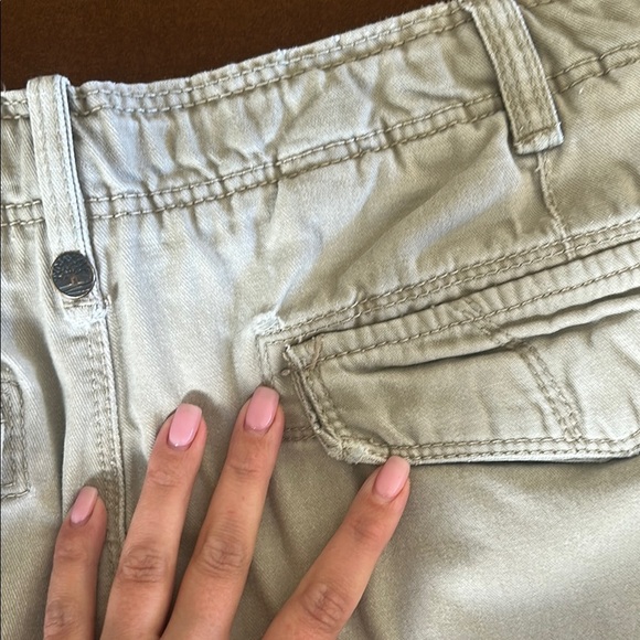 Timberland Khaki Cargo Shorts Relaxed Fit - Picture 8 of 12